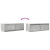 Szafki RTV 2 szt. Beton Szary 80x31x25,5 cm Drewno klejone