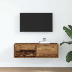 Szafka RTV Stare drewno 80x31x25,5 cm Drewno klejone