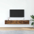 Szafki RTV 2 szt. Dąb wędzony 80x31x25,5 cm Drewno klejone