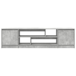 Szafka RTV Beton Szary 188,5x41x50 cm Drewno klejone