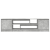 Szafka RTV Beton Szary 188,5x41x50 cm Drewno klejone