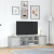 Szafka RTV Beton Szary 188,5x41x50 cm Drewno klejone