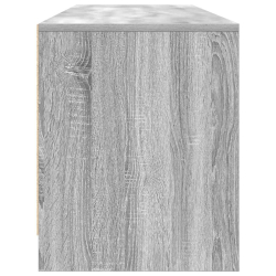 Szafka RTV Szara Sonoma 188,5x41x50 cm Drewno klejone