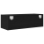 Szafka RTV Czarny Dąb 80x31x25,5 cm Drewno klejone
