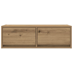 Szafki RTV 2 szt. Dąb Artisan 80x31x25,5 cm Drewno klejone