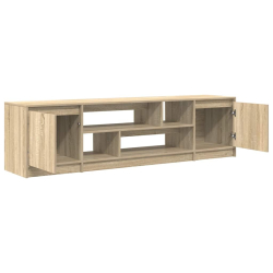 Szafka RTV Sonoma Oak 188,5x41x50 cm Drewno klejone