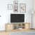 Szafka RTV Sonoma Oak 188,5x41x50 cm Drewno klejone