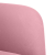 Sofa dwuosobowa różowa 109 cm aksamitna