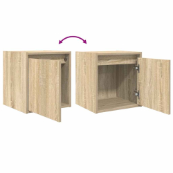Szafka nocna ścienna Sonoma Oak 38x34x40 cm