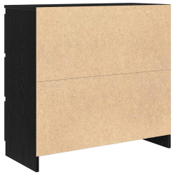Szafka, czarny dąb, 80x35x76 cm, materiał drewnopochodny