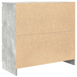 Szafka, szarość betonu, 80x35x76 cm, materiał drewnopochodny