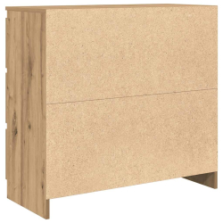 Szafka, dąb artisan, 80x35x76 cm, materiał drewnopochodny