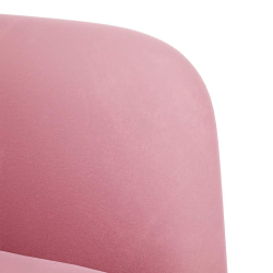 Sofa Fotel z Podłokietnikami Różowy 54 cm Aksamit