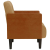 Sofa Fotel z Podłokietnikami Brązowy 55 cm Aksamit