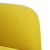 Sofa dwuosobowa żółta 109 cm aksamitna