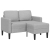 Sofa 2-osobowa z szezlongiem w kształcie litery L Cloud Grey