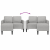 Sofa 2-osobowa z szezlongiem w kształcie litery L Cloud Grey