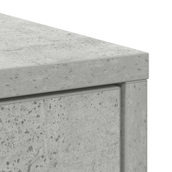 Komoda z szufladami i drzwiami, szarość betonu, 70,5x34x74,5 cm