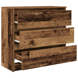 Szafka, stare drewno, 80x35x76 cm, materiał drewnopochodny