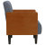 Sofa Fotel z Podłokietnikami Ciemnoszary 55 cm Aksamit