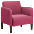 Sofa Fotel z Podłokietnikami Wino Czerwone 54 cm Aksamit