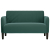 Sofa dwuosobowa Ciemnozielona 109 cm Aksamit