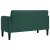 Sofa dwuosobowa Ciemnozielona 109 cm Aksamit
