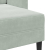 Sofa 2-osobowa z szezlongiem w kształcie litery L, jasnoszara