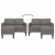 Sofa 2-osobowa z szezlongiem w kształcie litery L, jasnoszara