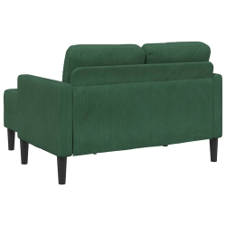 Sofa 2-osobowa z szezlongiem w kształcie litery L, dżungla