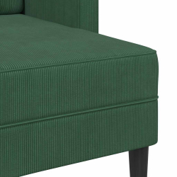 Sofa 2-osobowa z szezlongiem w kształcie litery L, dżungla