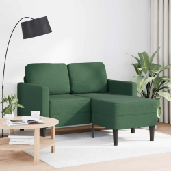 Sofa 2-osobowa z szezlongiem w kształcie litery L, dżungla
