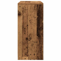 Komoda z szufladami i drzwiami, stare drewno, 70,5x34x74,5 cm
