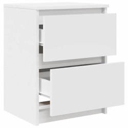 Szafka pod TV, biała, 40x35x54 cm, materiał drewnopochodny