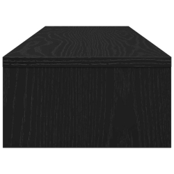 Półka pod monitor, czarny dąb, 100x24x13 cm