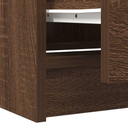 Szafka pod TV, brązowy dąb, 40x35x54cm, materiał drewnopochodny