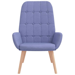 Fotel relaksacyjny Jeans Niebieski Tkanina