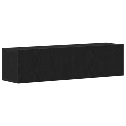 Szafka pod TV czarny dąb 120x30x30,5 cm materiał drewnopochodny