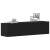 Szafka pod TV czarny dąb 120x30x30,5 cm materiał drewnopochodny