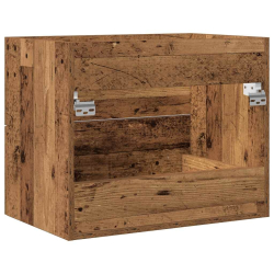 Szafka pod umywalkę, stare drewno, 60x38,5x48 cm