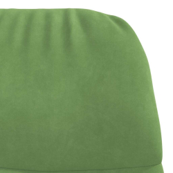 Fotel, jasnozielony, obity aksamitem