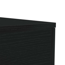 Stolik kawowy z oświetleniem LED, czarny dąb, 90x50x40 cm