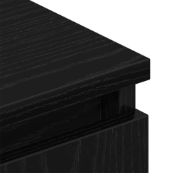 Szafka RTV, czarny dąb, 102x30x36 cm, materiał drewnopochodny