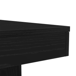 Stolik kawowy z oświetleniem LED, czarny dąb, 90x50x40 cm