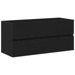 Szafka pod umywalkę, czarny dąb, 100x38,5x45 cm