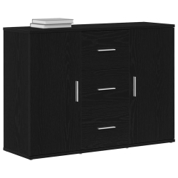 Szafka, czarny dąb, 91x29,5x65 cm, materiał drewnopochodny