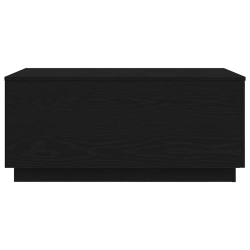 Stolik kawowy z oświetleniem LED, czarny dąb, 90x50x40 cm