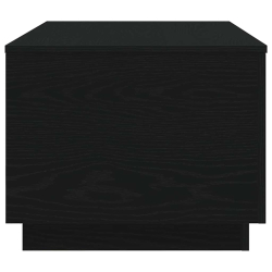 Stolik kawowy z oświetleniem LED, czarny dąb, 90x50x40 cm