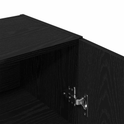 Komoda, czarny dąb, 100x36x60 cm, materiał drewnopochodny