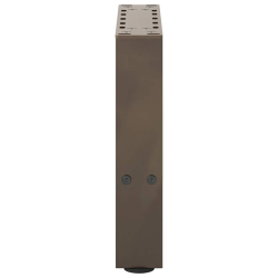 Nogi do stolika kawowego, naturalna stal, 2 szt., 40x(30-31) cm